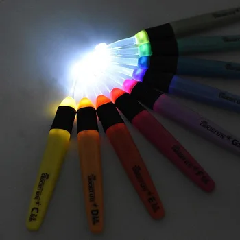 

1/8/9pcs LED Light Up Crochet Hook Knitting Needles Set Weave Sewing Craft Tools Kit DTT88