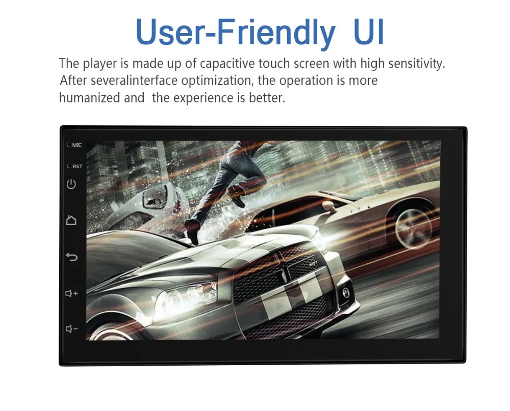Excellent Navigation 2 din car radio gps android double din radio car navi stereo better than dvd/cassette 2din autoradio with rear camera 7