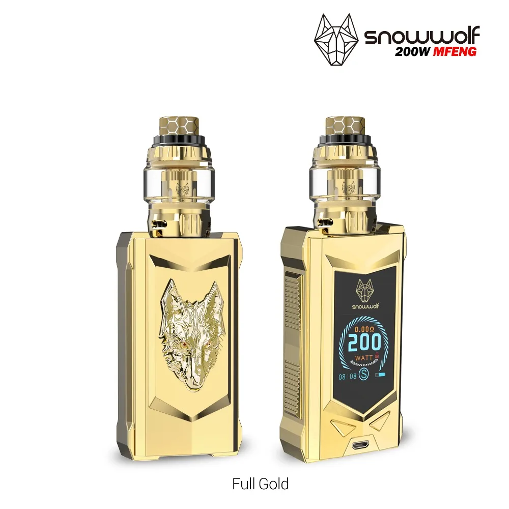 NEWEST electronic cigarette kit vape kit original of sigelei snowwolf mfeng 200W SUPER POWER