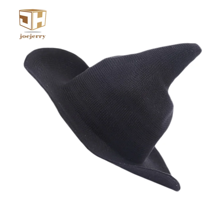 JOEJERRY Knit Bucket Hat Witch Hat Cotton Fisherman Hat