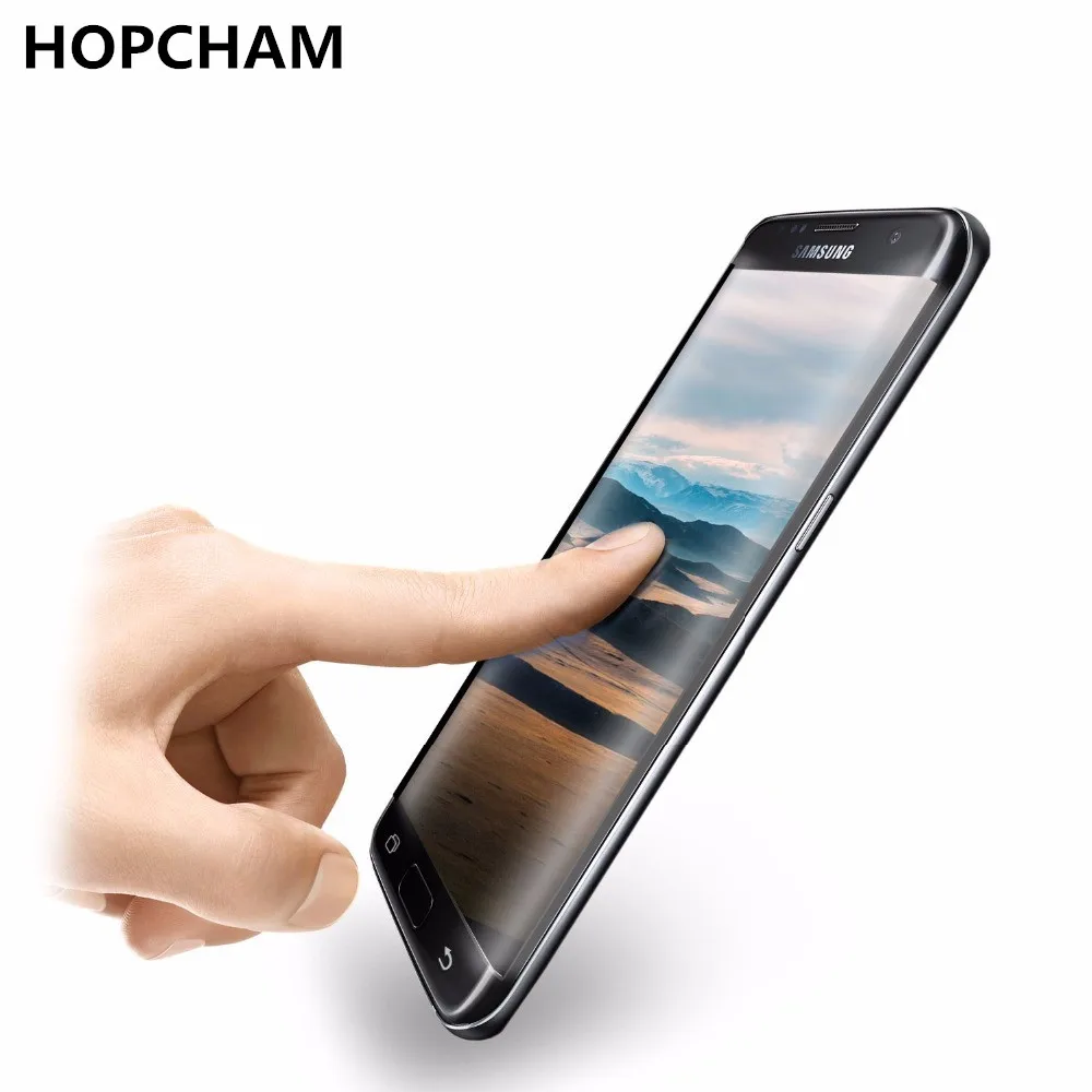 HOPCHAM 3D полное покрытие закаленное стекло для Samsung Galaxy S9 S7 edge S6 Edge Plus прозрачная 9H