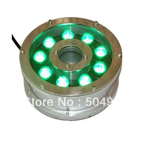 Green 12W High Power 12-LED Fountain Swimming Pool Pond Lake Tank Lights Underwater Lamp Outdoor Garden Party IP68 DC 12V