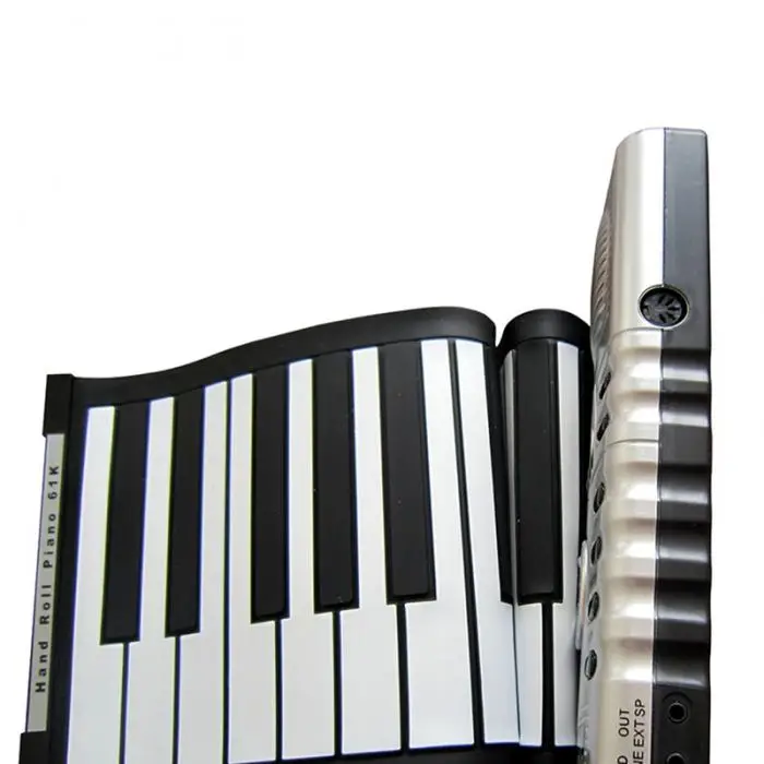 Портативное гибкое цифровое пианино с клавиатурой 61 клавиша 128 тонов ритмы электронные свернутые пианино игрушки WHShopping