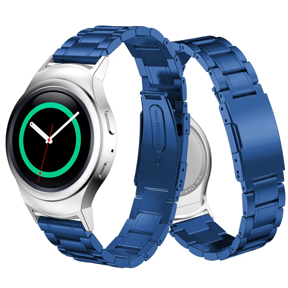 Ремешок для часов из нержавеющей стали с адаптером разъема Samsung Gear S2 RM 720 Soprt SM R720