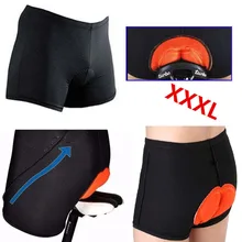 Черный стиль Велоспорт Нижнее белье гель 3D мягкий велосипед/велосипедные шорты/брюки размер XXXL