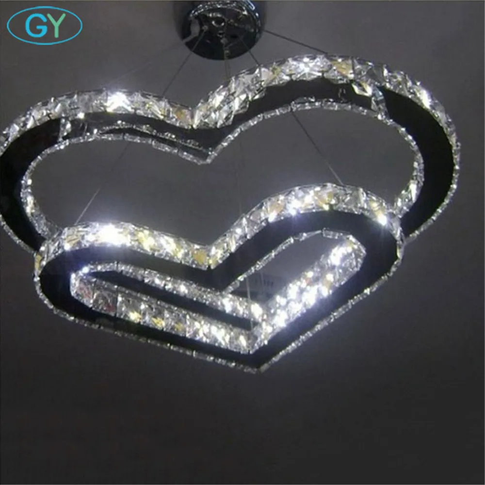 Светодиодная люстра в форме сердца 43 Вт|crystal led chandelier|led chandelierchandeliers ceiling |