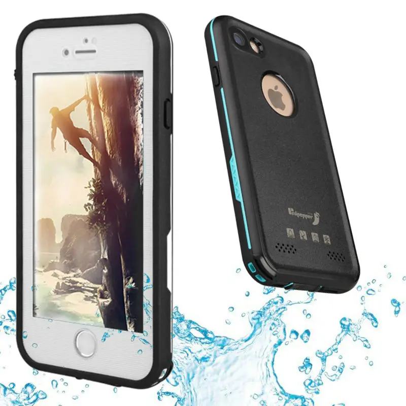 Полностью герметичный водонепроницаемый ударопрочный чехол для iPhone 7 7Plus