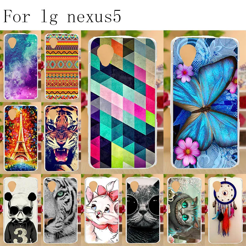 

Anunob Phone Case For LG Google Nexus 5 Case Silicone Soft TPU Cover For LG Google Nexus 5 E980 D820 4.95 inch Nexus5 D821 Bag