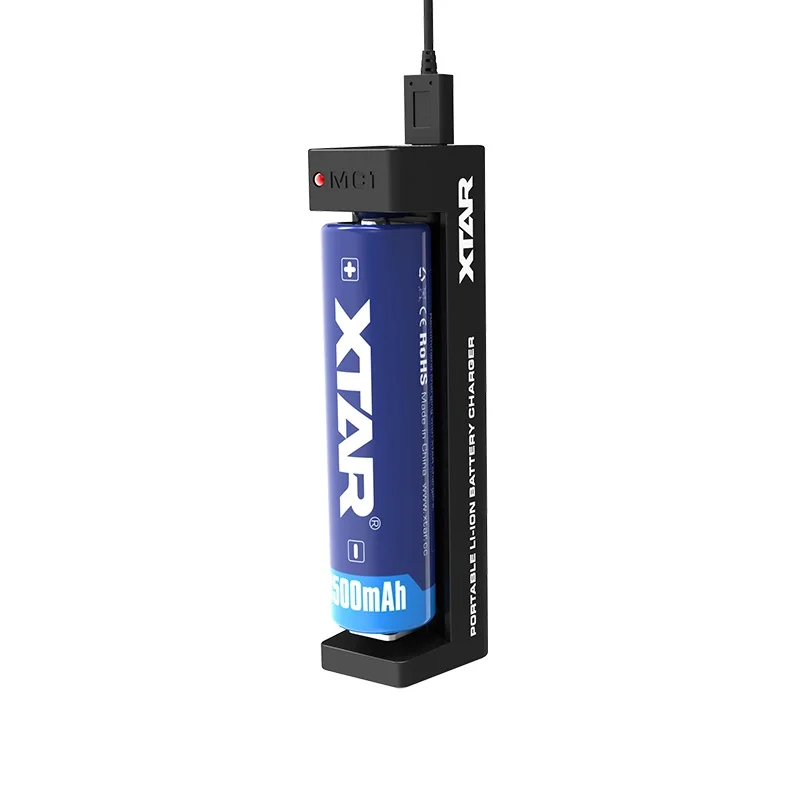 Оригинальное интеллектуальное зарядное устройство XTAR MC1 USB для литиевых батарей