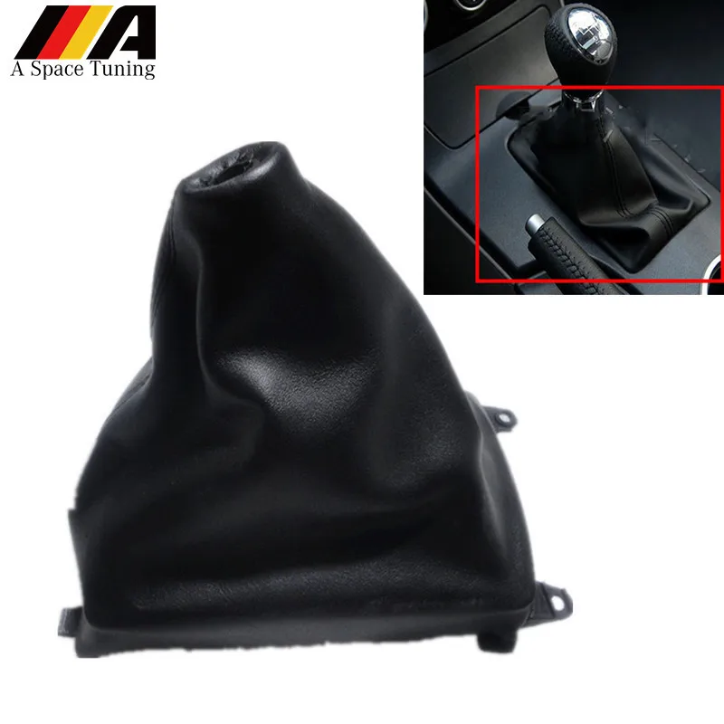 

Black Car Styling Accessories 5/6 SpGear Shift Lever Knob Boot Gaiter Cover Collar Case For Mazda 6 M6 2002-2007 AT & MT