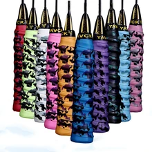 Камуфляжный принт, противоскользящая рукоятка для бадминтона, теннис, овергрип, падель, над захватом, пота, повязка для удочки, намотка для ракетки, Сквош