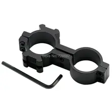 25 мм " двойной прицел кольца рамка для фонарика держатель с Пикатинни 20 мм рейку база для лазерный факел фонарик Охота