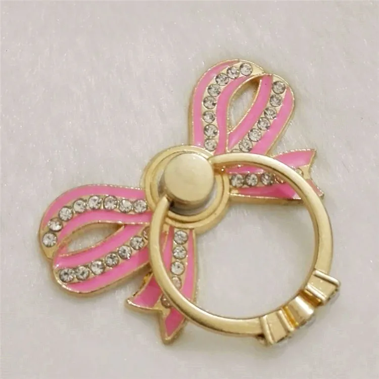 

Cartoon butterfly phone holder Finger Ring Mobile Phone 360 Rotation Finger Ring Socket Bracket universal for iPhone 7 8 xiaomi