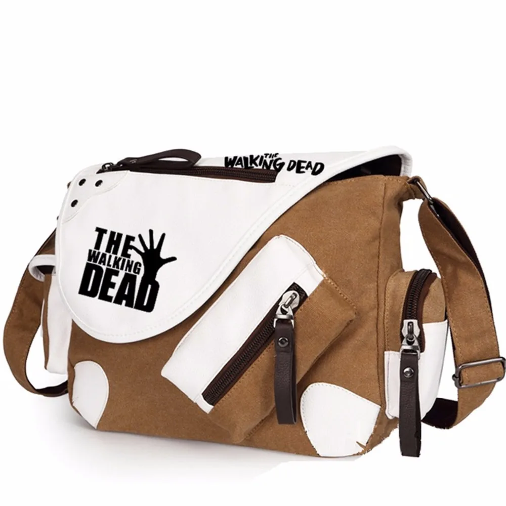 

KIMIKOY The Walking Dead Messenger bag Tote Bag Shoulder Bag Cross-body Handbag School Bags