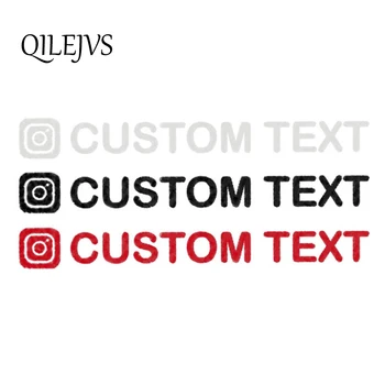 

20*2CM Custom Instagram Username Waterproof Car And Motorcycle Decals Bumper Sticker (no support private customization)