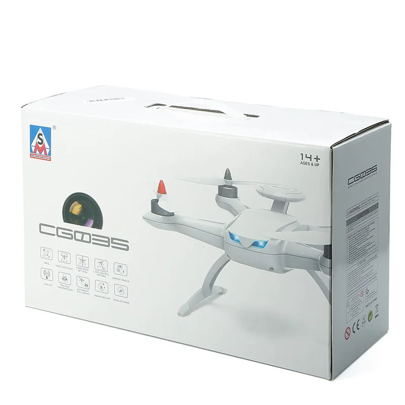 AOSENMA CG035 бесщеточный двойной gps 5,8G FPV 1080P HD Gimbal камера следуем за мной Безголовый режим RC Дрон Квадрокоптер VS Bayangtoys X21