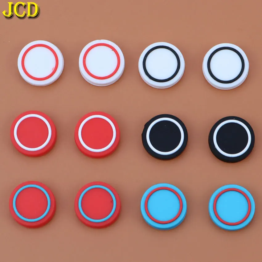 JCD 2 шт. Силиконовый Аналоговый джойстик колпачки для джойстика крышка Nintendo Switch NS