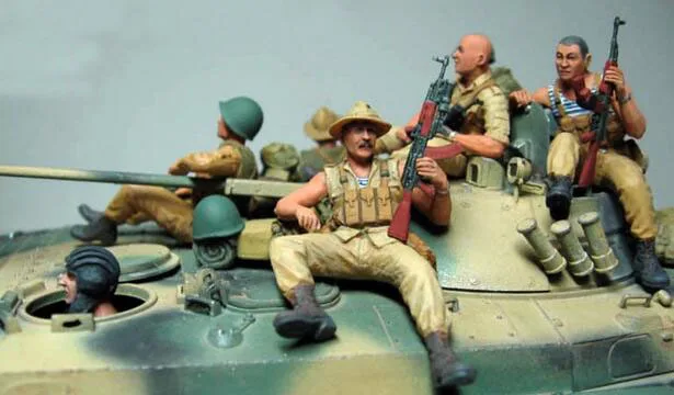 

1/35 Resin Kits Soviet Army The ninth Company in Afghanistan (no include tank)