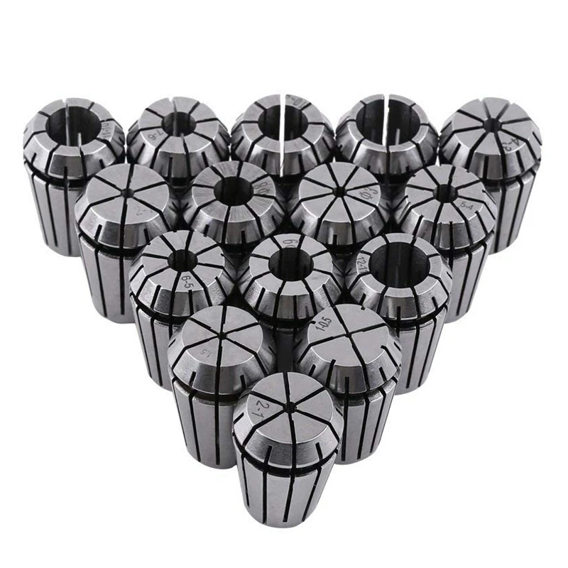 SHGO-15Pcs Er20 Весна цанговый набор для ЧПУ зажимные Гравировальный станок и токарный инструмент 1-13 мм