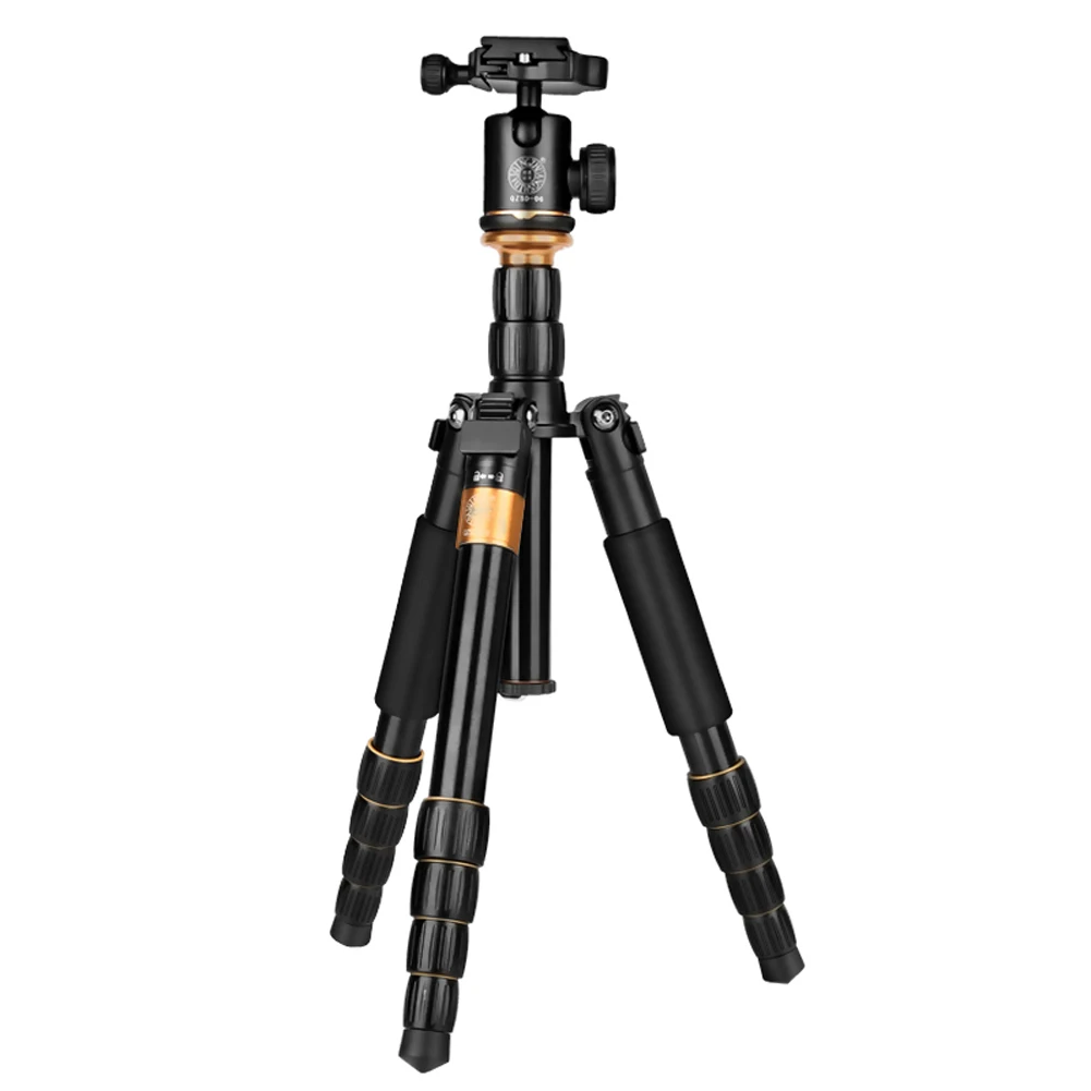 

For QZSD Q278 Lightweight Compact Tripod Monopod and Professional Ball Head for Canon Nikon DSLR Camera Portable Camera Stand