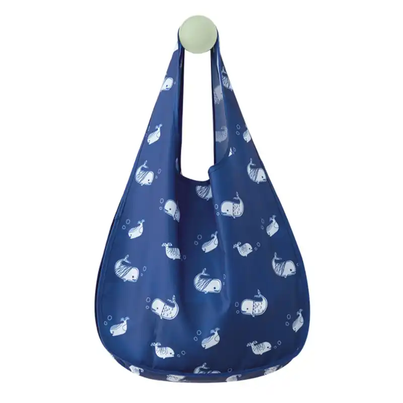 Supermarket Mom Ping Eco Friendly Grocery Bag Cute Reusable Tote Foldable Fabric Travel Handbags