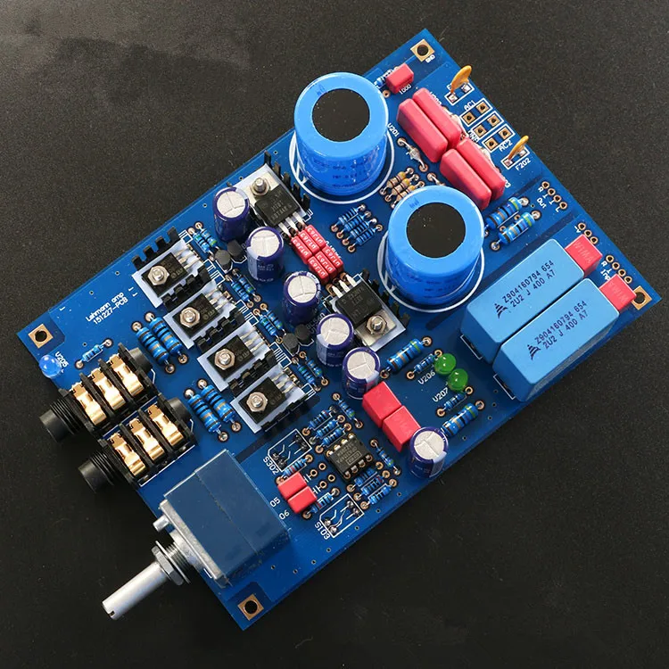 

BYV27 rectifier LM317LM337 BD139 BD140 BC550 BC560 ALPS27 Potentiometer HD650 Imitation Lehmann Circuits Amp amplifier board