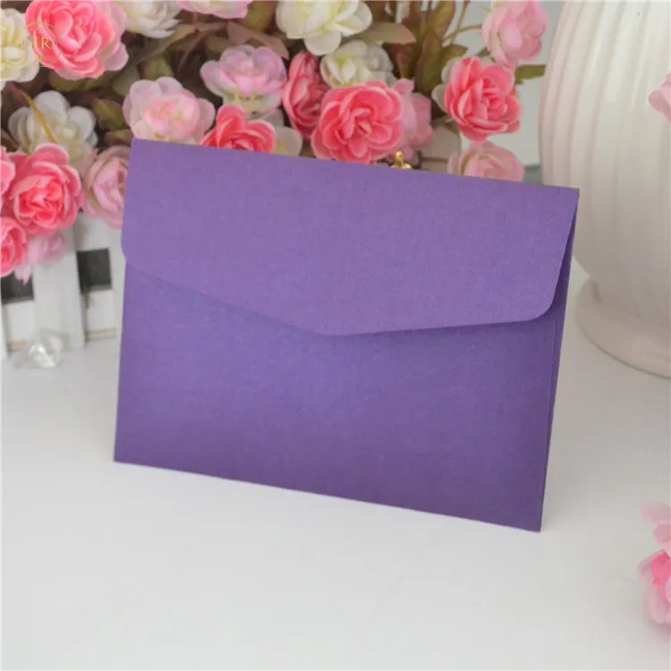 

50pcs Wedding invitations envelope laser cut paper rectangle pocket envelope