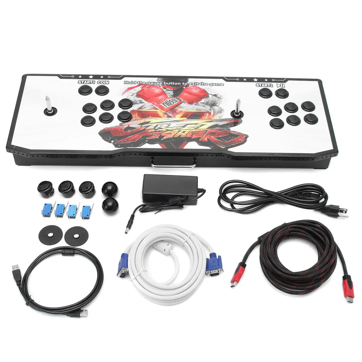 

815 In 1 Pandora's box 4S With LED Light Home Metal Arcade Console Machine Double PK Joystick HD Video Coin Operated Games