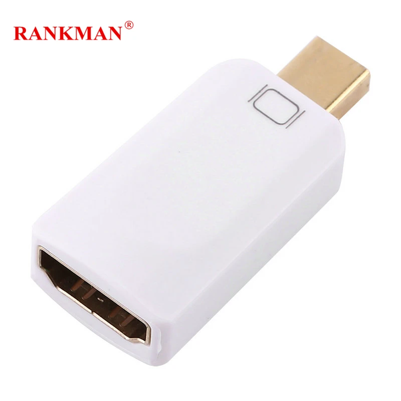 

Rankman 1080P Mini DisplayPort DP Male to HDMI DVI VGA Female Adapter Converter Thunderbolt Cable for Mac Macbook Pro Air TV