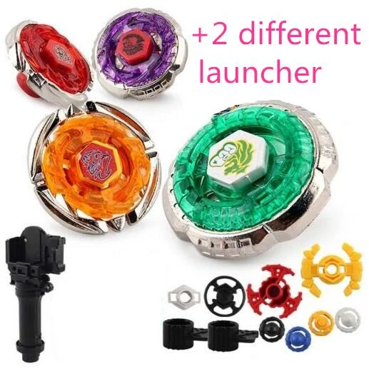 Top Metal Master Fusion Rapidity Fight Beyblade 4D Launcher Grip Set US Shipping