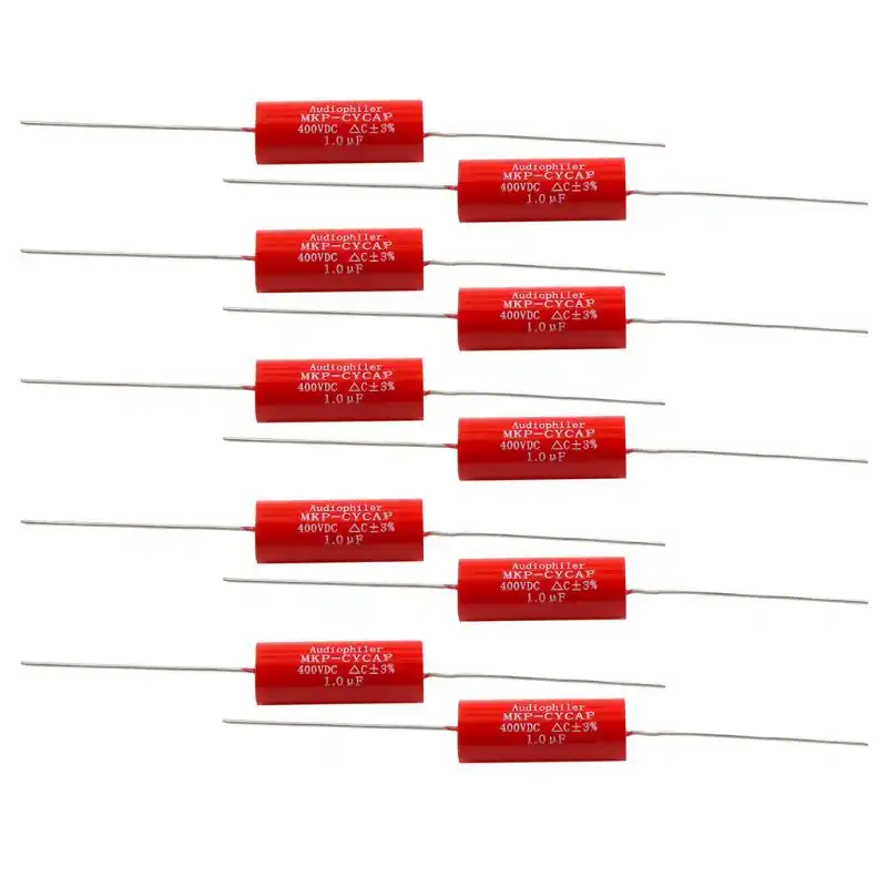 1 шт. Audiophiler осевой MKP уровня звука конденсатор 1,5-8 мкФ 400VDC для HIFI DIY Частотная емкость гитарный усилитель - изображение