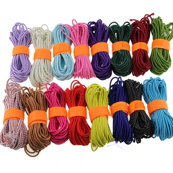 

100m/lot Most Free Shipping 28-color Elastic Band Cord Rubber Rope Hairdresser Art Diy Sewing Buttons Accessories Wholesale