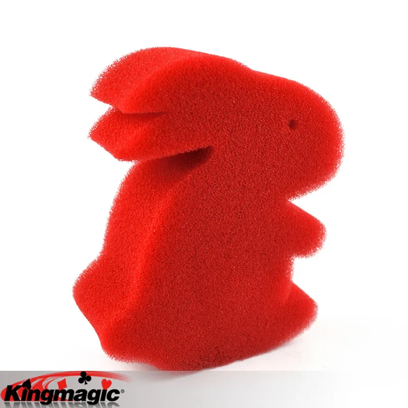 

Bigger Rabbit Magic Tricks Free Shipping Close up Street Small Sponge Rabbits Becomes Big Size