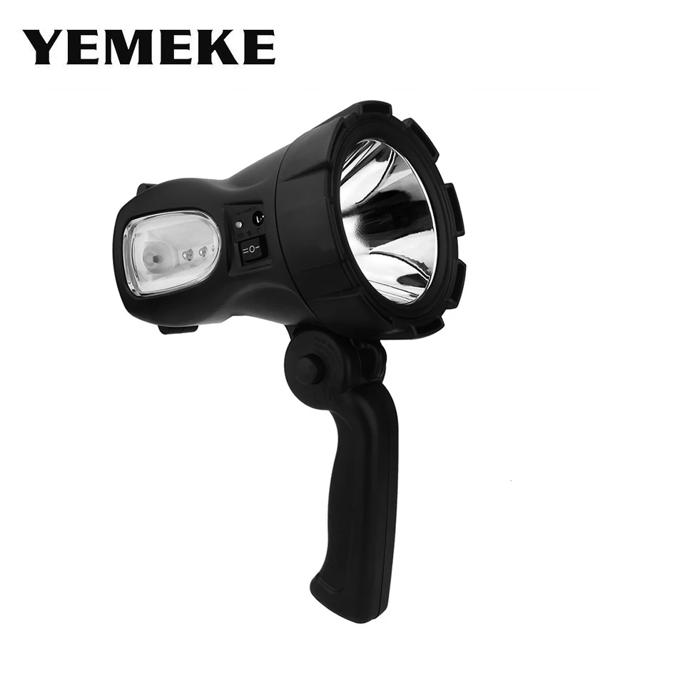 

Powerful Led Flashlight Rechargeable 3W Bead Cob Work Lamp 2 Modes Portable Lanterns Camping Emergency Lighting +EU/US Plug