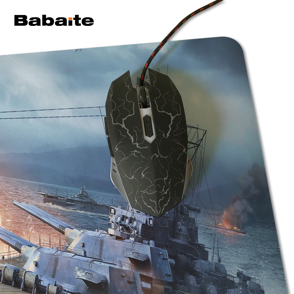 Babaite Nouveau мир военный корабль XL Мышь Pad Taille 400x900x2 мм и 300x700x2 мм Livraison Gratuite