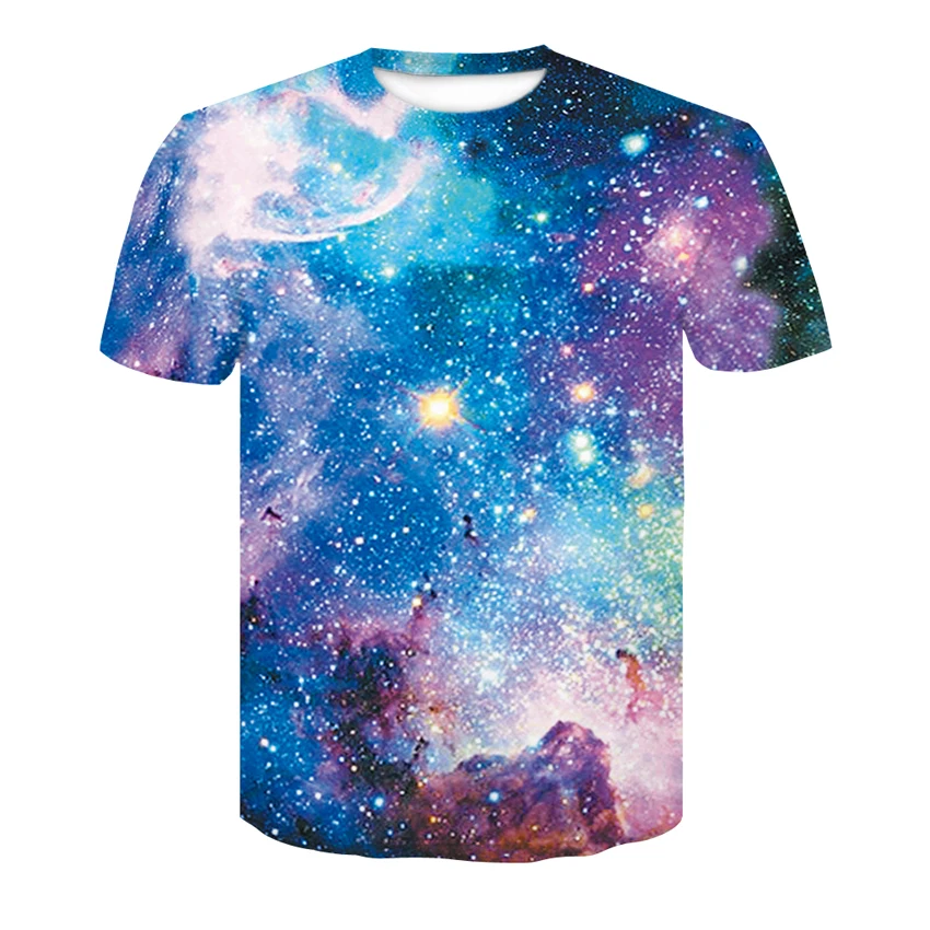 

Brand galaxy T shirt Space T-shirts funny 3d t-shirt 2019 hip hop mens clothing china galaxy shirts chinese printed tee