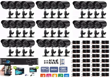 32CH AHD DVR Комплект Главная безопасности CCTV Камера Системы w/32x HD 960 P AHD Камера дома Системы Скрытого видеонаблюдения и 1x ONVIF DVR и 1 ТБ HDD
