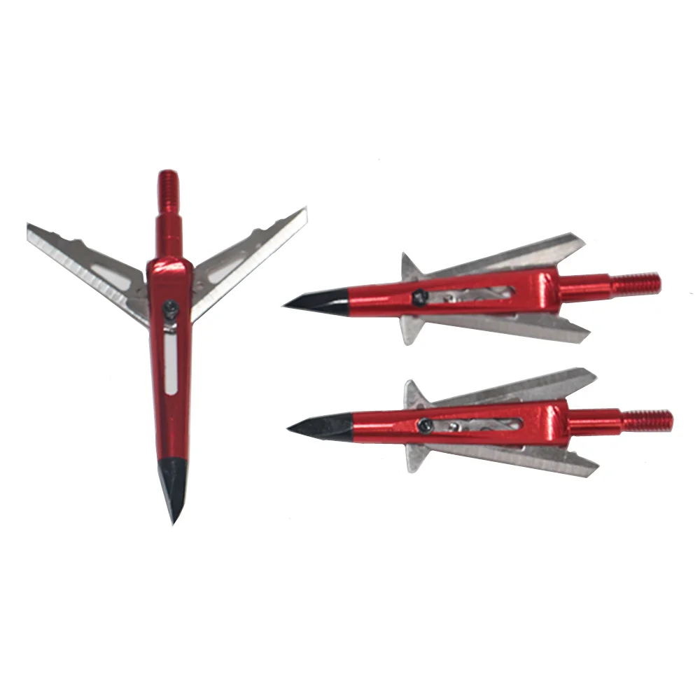 

3Pcs Archery Hunting Killzone 2Blade Arrow Tips 100 Grain Trophy Arrow Broadheads 2" Cutting