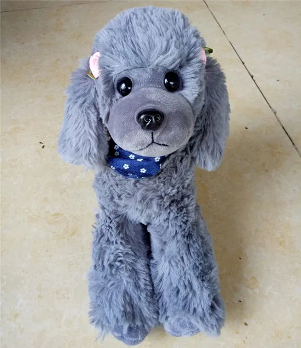 Cute Dog plush toys Poodle Bichon Frise puppy stuffed warm animal toys - Buyer's Show 17