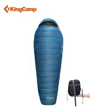 KingCamp ленивый мешок Кемпинг Мумия вниз спальный мешок 3 сезона Сверхлегкий портативный для кемпинга,пешего туризма