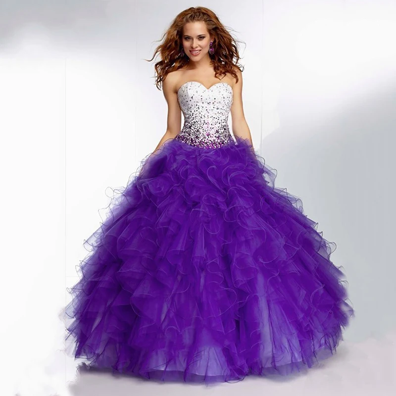 ball gowns purple