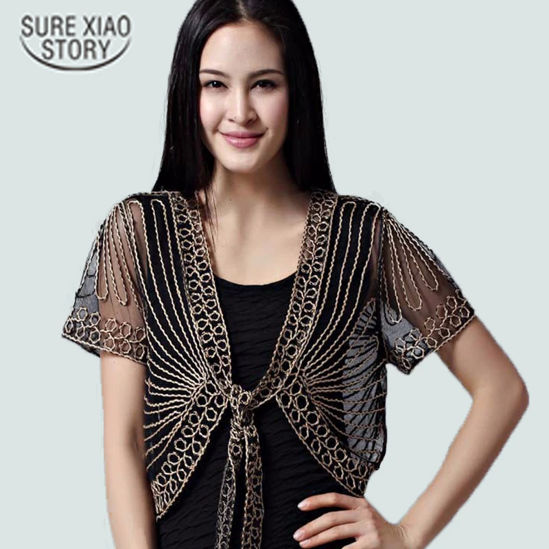

2018 women top lace shirt women Summer Womens Clothing Wild plus size Lace blouses black beige white color ladies tops 802E 30