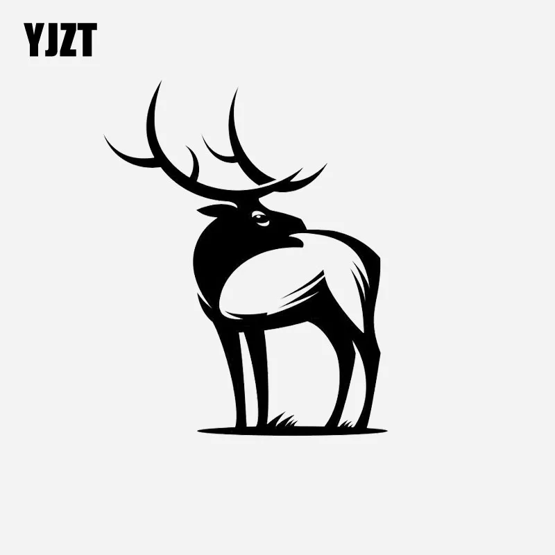 YJZT 9 см * 11 2 креативная Рождественская оленя мультяшная отделка Автомобильная