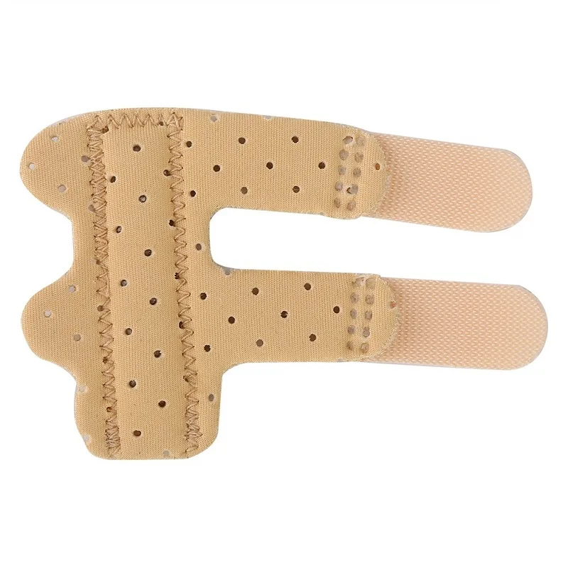 Adjustable Trigger Finger Guard Splint Brace Injury Recovery Orthopedic Protection Fixing Sleeve Pain Relief Finger Stabilizers - Цвет: with hole