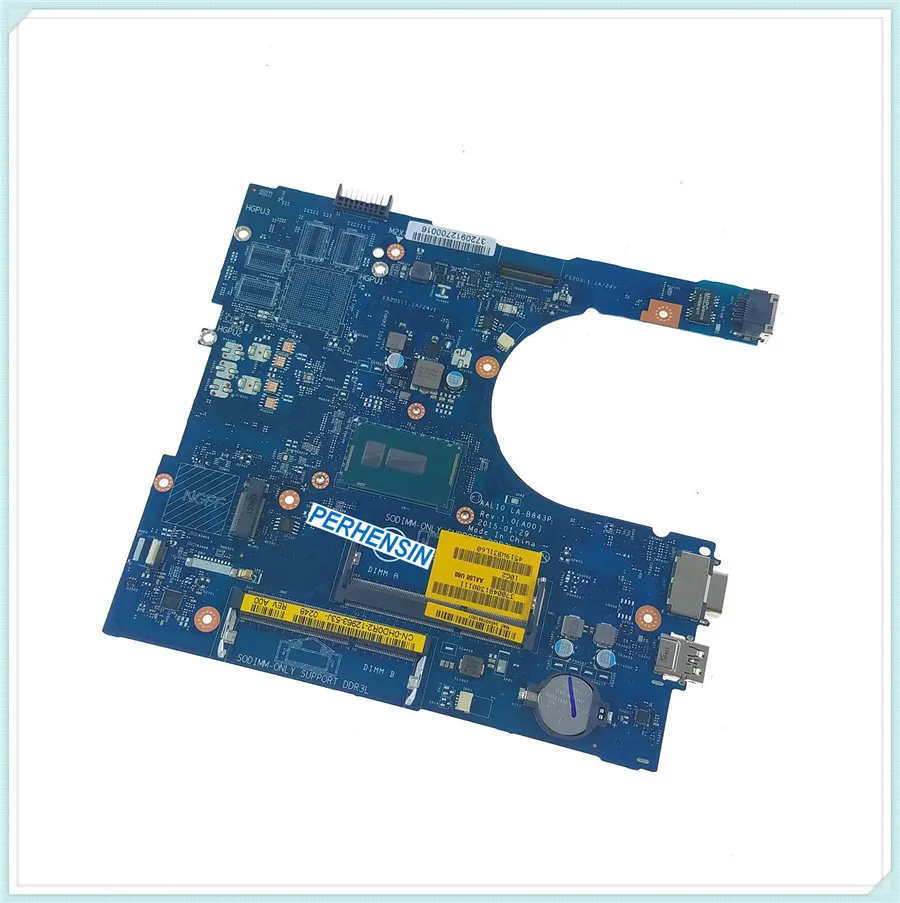 Для Dell для Vostro 14 3458 5458 15 3558 материнская плата w Pentium 3805U LA-B843P 100% работают идеально