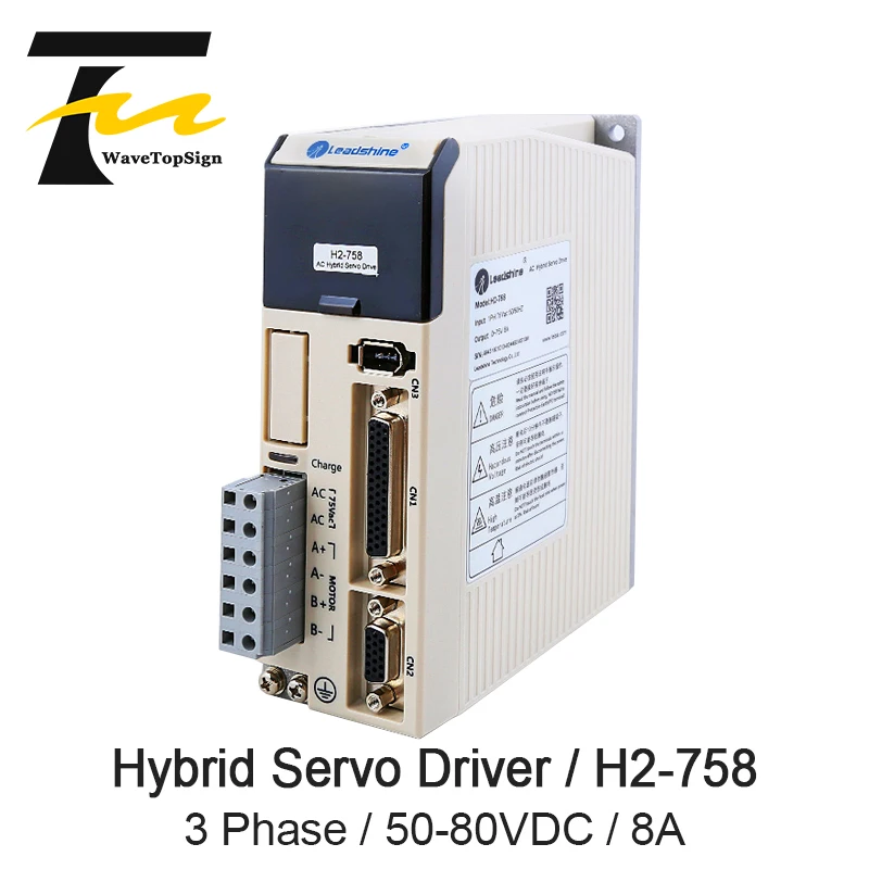 Leadshine H2-758 AC Hybird Servo драйвер шагового двигателя 2 фаза AC50-80V матч с NEMA34 мотор