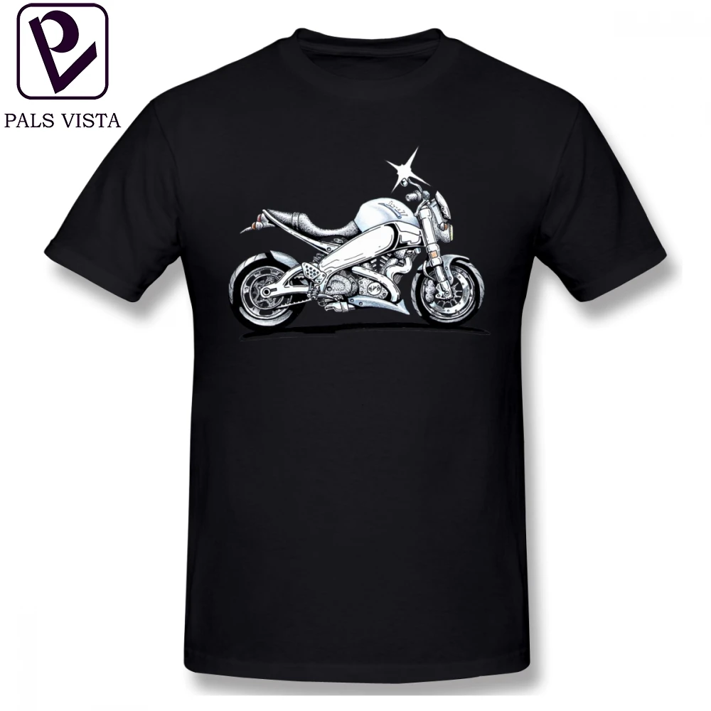 

Buell T Shirt Buell T-Shirt Graphic 100 Percent Cotton Tee Shirt Short-Sleeve Cute Male Beach Big Tshirt