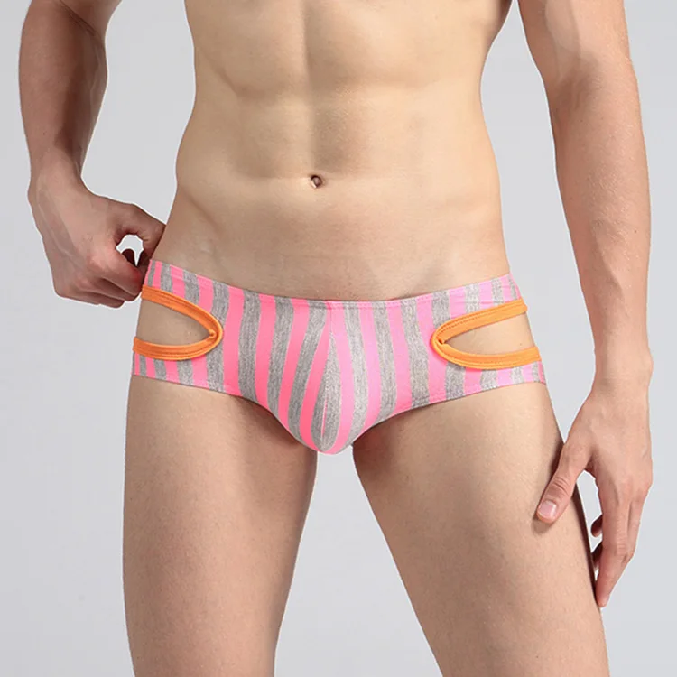 Розовый Сексуальные боксеры для мужчин, хлопок, Ethika, мужское нижнее белье, Calecon Homme, забавное нижнее белье, мужские боксеры, шорты, 365, мужские забавные трусы E08 - Цвет: Розовый