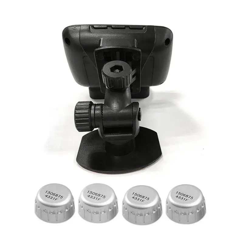 CAREUD U901 Car Wireless Accurate TPMS Tire Pressure Monitoring System With 4 External Sensors LCD Display Built-in Battery