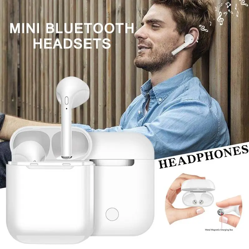 2018 New I9 TWS Bluetooth Earphone Mini Double Ear Earbuds
